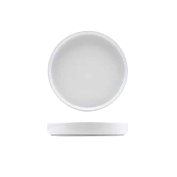 Genware Porcelain Presentation Plate 18cm/ 7" - Pack of 6