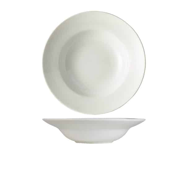 Genware Porcelain Pasta Dish 25cm/ 9.75" - Pack of 6