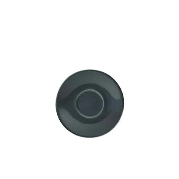 Genware Porcelain Grey Saucer 12cm/ 4.75" - Pack of 6 1 Genware Porcelain Grey Saucer 12cm/ 4.75" - Pack of 6