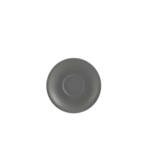 Genware Porcelain Matt Grey Saucer 12cm/ 4.75" - Pack of 6 1 Genware Porcelain Matt Grey Saucer 12cm/ 4.75" - Pack of 6