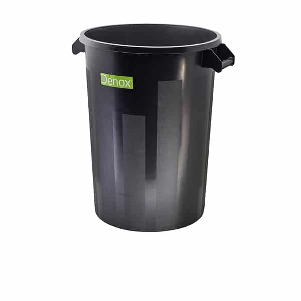 Black Dust Bin 100L