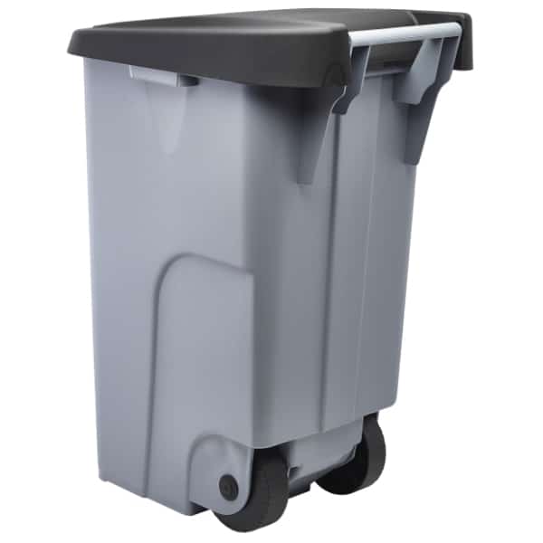 Grey Recycling Bin 85L - Pack of 1 3 Grey Recycling Bin 85L - Pack of 1 - Image 3