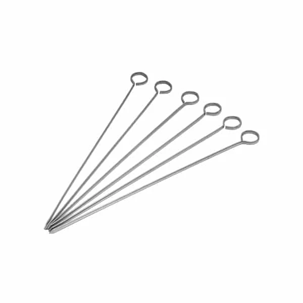 S/St. Skewers 8" 6 Pcs - Pack of 1 1 S/St. Skewers 8" 6 Pcs - Pack of 1