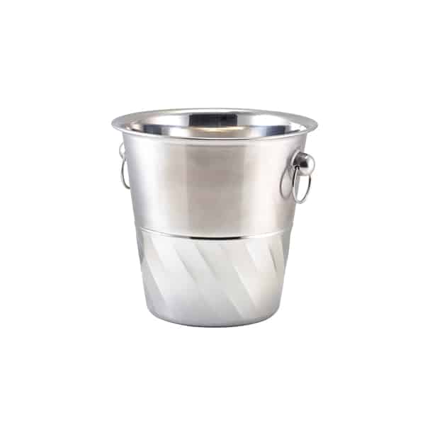 GenWare Stainless Steel Swirl Wine Bucket
