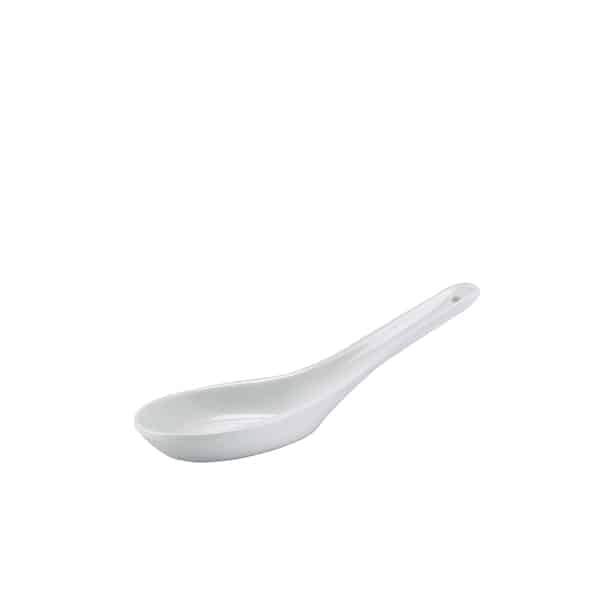 GenWare Porcelain Chinese Spoon - Pack of 12 1 GenWare Porcelain Chinese Spoon - Pack of 12