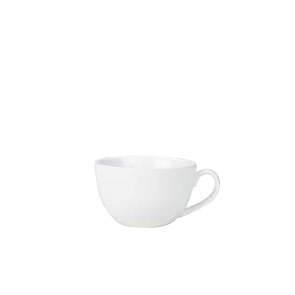 Genware Porcelain Bowl Shaped Cup 17.5cl/ 6oz - Pack of 6 1 Genware Porcelain Bowl Shaped Cup 17.5cl/ 6oz - Pack of 6