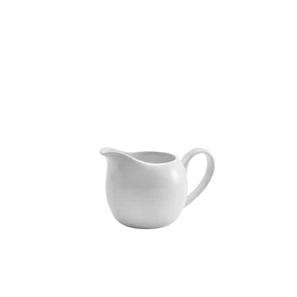 Genware Porcelain Milk Jug 14cl/ 5oz - Pack of 6 1 Genware Porcelain Milk Jug 14cl/ 5oz - Pack of 6