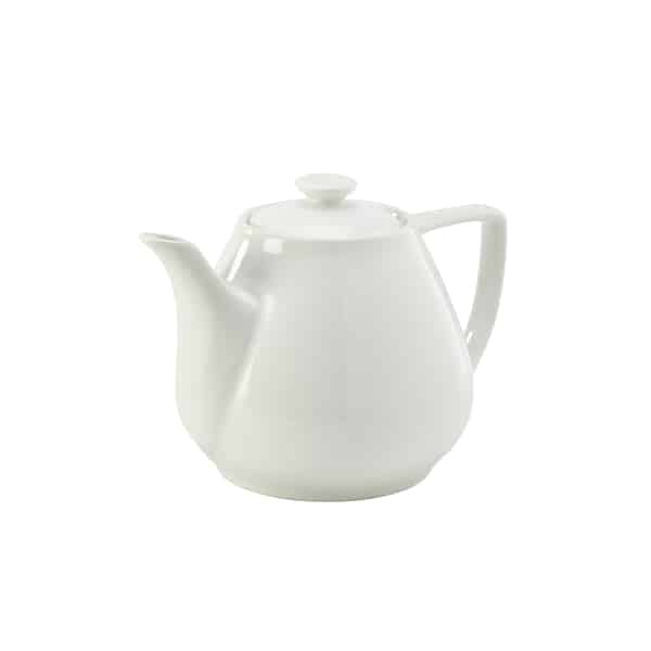 Genware Porcelain Contemporary Teapot 92cl/ 32oz - Pack of 6 1 Genware Porcelain Contemporary Teapot 92cl/ 32oz - Pack of 6