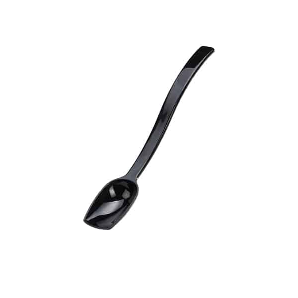 Salad Spoon Solid 3/4oz Black  10" Long