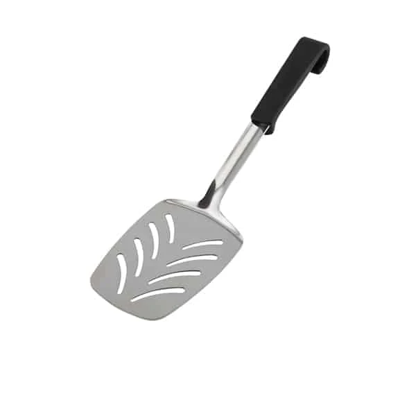 Genware Plastic Handle Slotted Turner Black - Pack of 1 1 Genware Plastic Handle Slotted Turner Black - Pack of 1