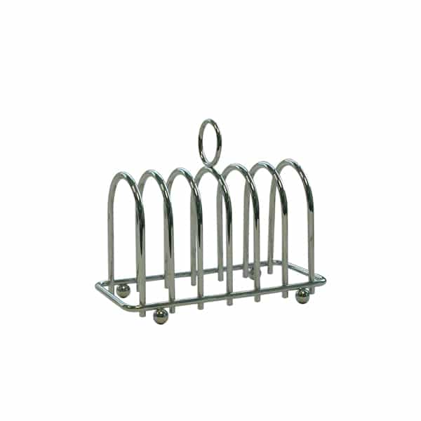 Chrome Horseshoe 6 Slice Toast Rack