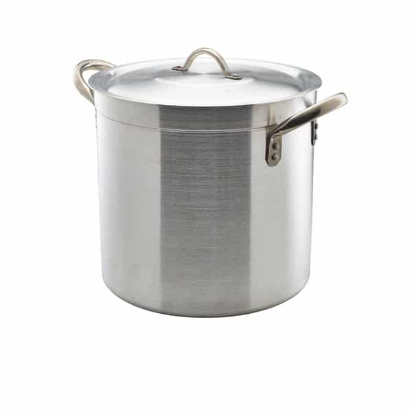Aluminium Deep Stockpot With Lid 21Litre
