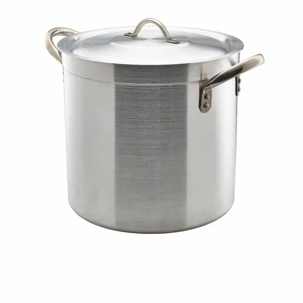 Aluminium Deep Stockpot With Lid 32Litre - Pack of 1 1 Aluminium Deep Stockpot With Lid 32Litre - Pack of 1