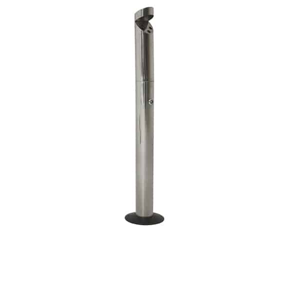 Genware Floor-Mounted St/St Smokers Pole 92cm - Pack of 1 1 Genware Floor-Mounted St/St Smokers Pole 92cm - Pack of 1