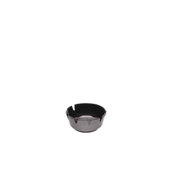 Melamine Deep Ashtray Black 100mm Dia
