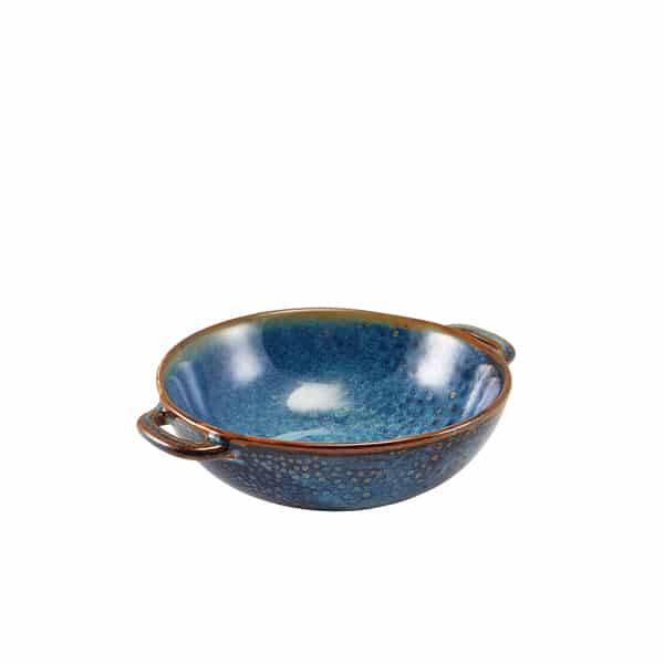 Terra Porcelain Aqua Blue Balti Dish 15cm - Pack of 6