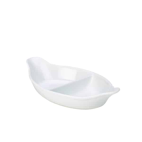 GenWare Divided Vegetable Dish 32cm/ 12.5" - Pack of 4