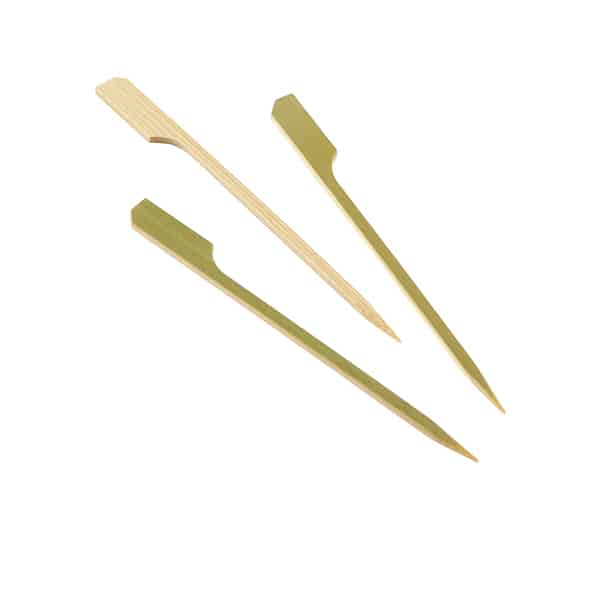 Bamboo Gun Shaped Paddle Skewers 15cm/ 6" - Pack of 100