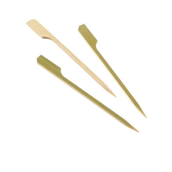 Bamboo Gun Shaped Paddle Skewers 18cm/ 7" - Pack of 100