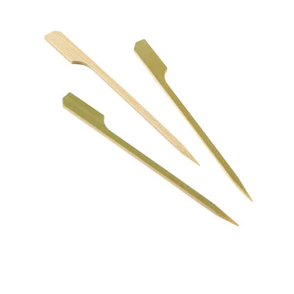 Bamboo Gun Shaped Paddle Skewers 21cm/ 8.25" - Pack of 100