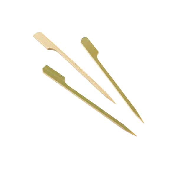 Bamboo Gun Shaped Paddle Skewers 9cm/ 3.5" 100 Pcs- Pack of 1 1 Bamboo Gun Shaped Paddle Skewers 9cm/ 3.5" 100 Pcs- Pack of 1