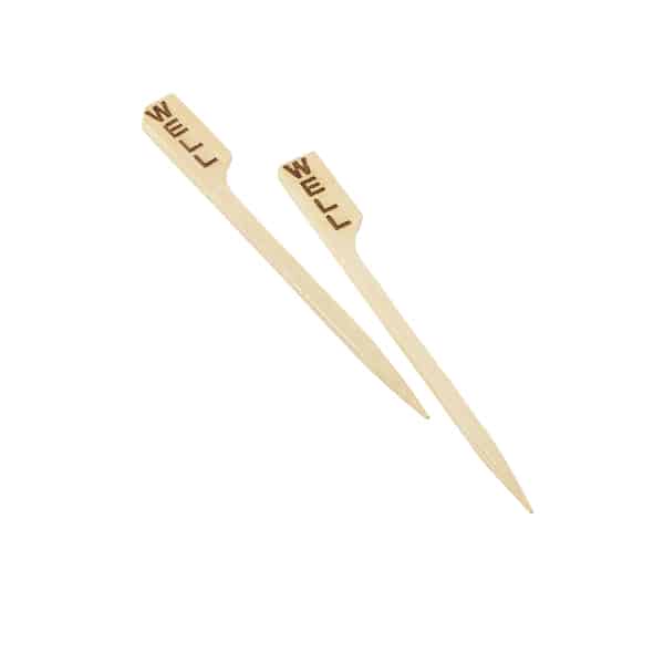 Bamboo Steak Markers 9cm/ 3.5" Well - Pack of 100