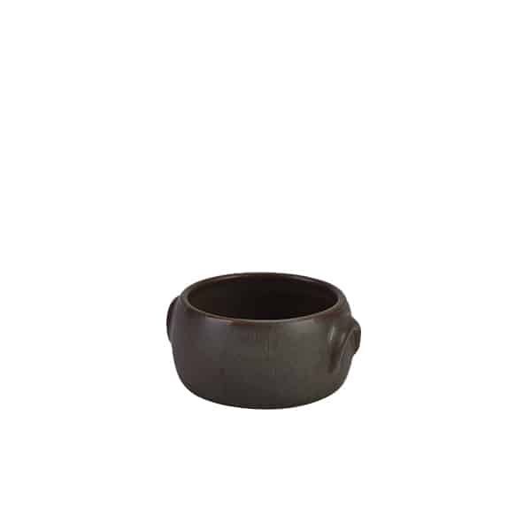 Terra Stoneware Antigo Butter Pot 3oz/ 90ml - Pack of 12