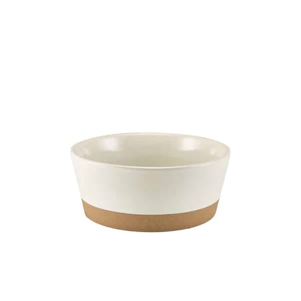 GenWare Kava White Stoneware Bowl 15.5cm - Pack of 6