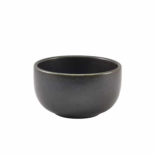Terra Porcelain Black Round Bowl 12.5cm - Pack of 6 1 Terra Porcelain Black Round Bowl 12.5cm - Pack of 6