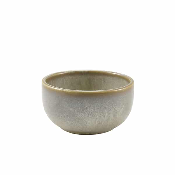 Terra Porcelain Matt Grey Round Bowl 11.5cm - Pack of 6