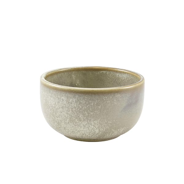 Terra Porcelain Matt Grey Round Bowl 12.5cm - Pack of 6