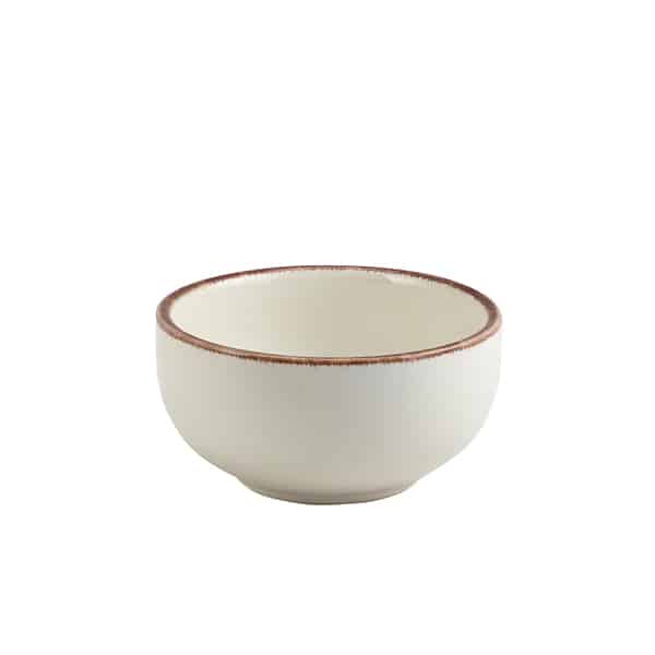 Terra Stoneware Sereno Brown Round Bowl 11.5cm - Pack of 6