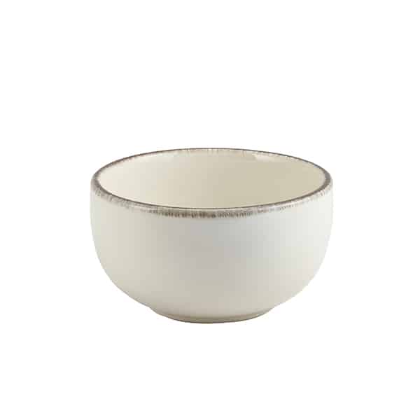 Terra Stoneware Sereno Grey Round Bowl 12.5cm - Pack of 6