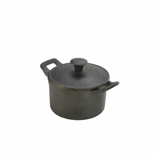 Mini Cast Iron Casserole Dish 10 x 6cm - Pack of 6
