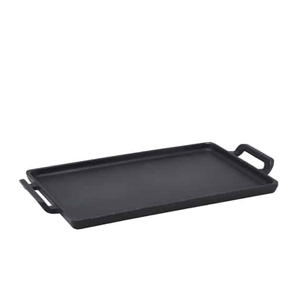 GenWare Cast Iron Rectangular Platter 25 x 15.5cm