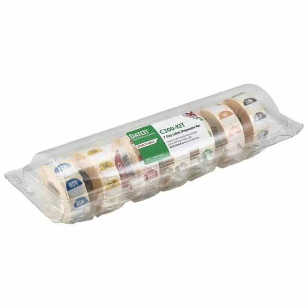 19mm Removable Day of the Week Labels 7 Days W/ Dispenser (7 X 1000) - Pack of 1 2 19mm Removable Day of the Week Labels 7 Days W/ Dispenser (7 X 1000) - Pack of 1 - Image 2