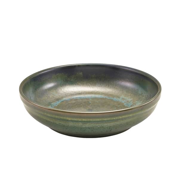Terra Porcelain Aqua Green Coupe Bowl 23cm - Pack of 6