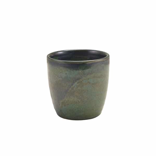 Terra Porcelain Aqua Green Chip Cup 30cl/10.5oz - Pack of 6