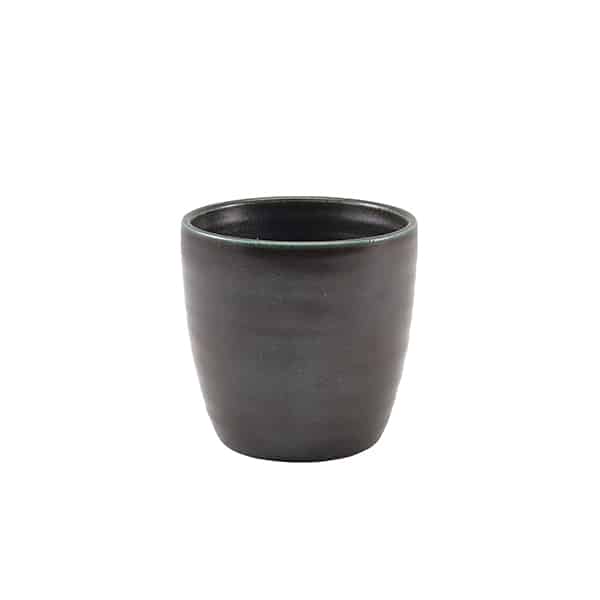 Terra Porcelain Black Chip Cup 30cl/ 10.5oz - Pack of 6
