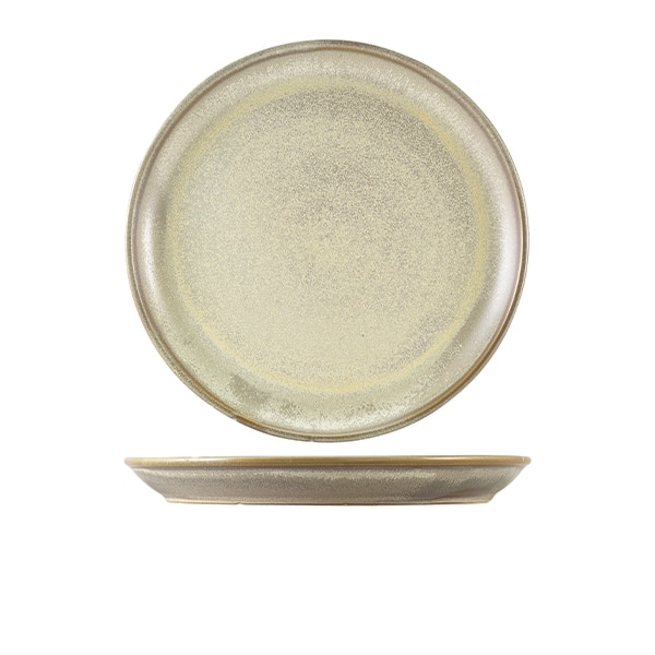 Terra Porcelain Matt Grey Coupe Plate 27.5cm - Pack of 6