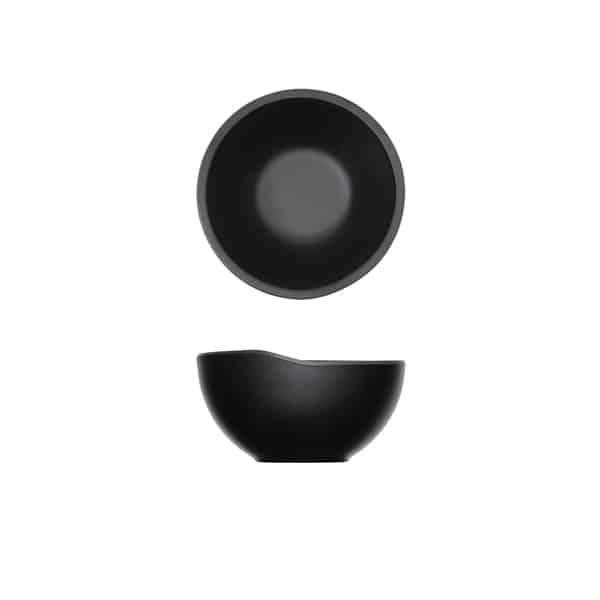 Black Copenhagen Melamine Bowl 10.8 x 5.6cm - Pack of 24