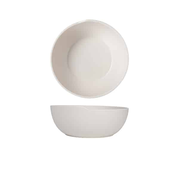 White Copenhagen Round Melamine Bowl 20 x 7.5cm - Pack of 6