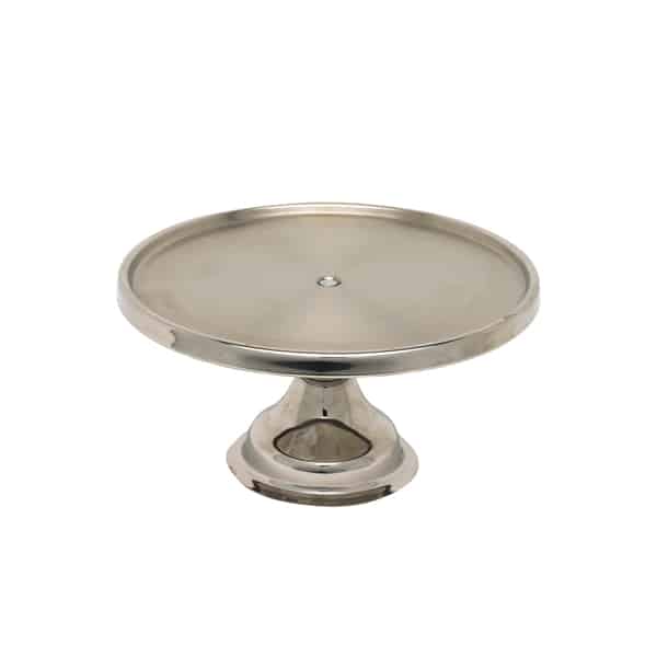 Genware S/St. Cake Stand 13"Dia.6.5" High