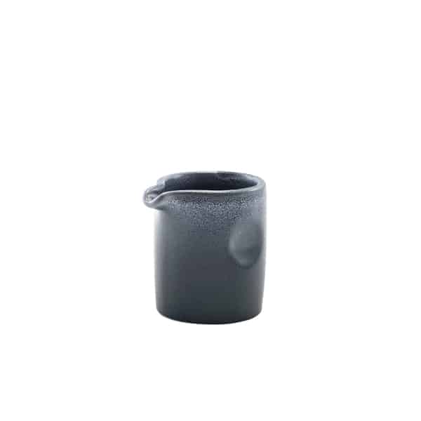 Forge Graphite Stoneware Pinched Jug 9cl/ 3.2oz - Pack of 12