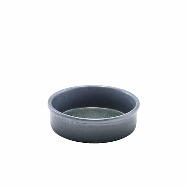 Forge Graphite Stoneware Tapas Dish 13cm - Pack of 6