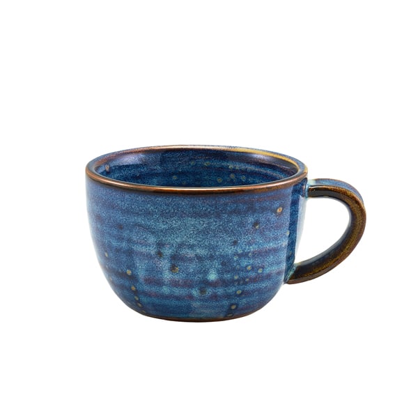 Terra Porcelain Aqua Blue Coffee Cup 28.5cl/ 10oz - Pack of 6