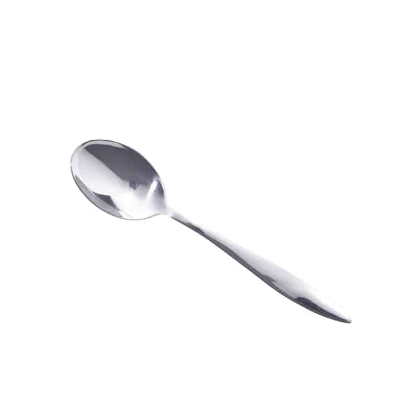 Genware Teardrop Dessert Spoon 18/0  - Pack of 12
