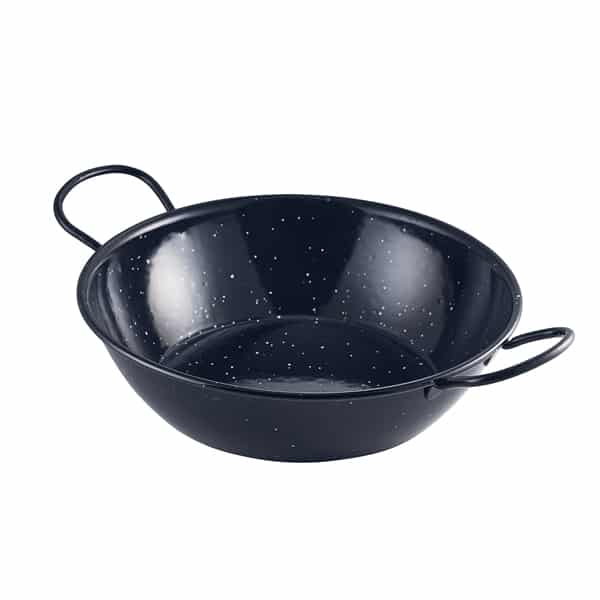 Black Enamel Dish 26cm - Pack of 6 1 Black Enamel Dish 26cm - Pack of 6