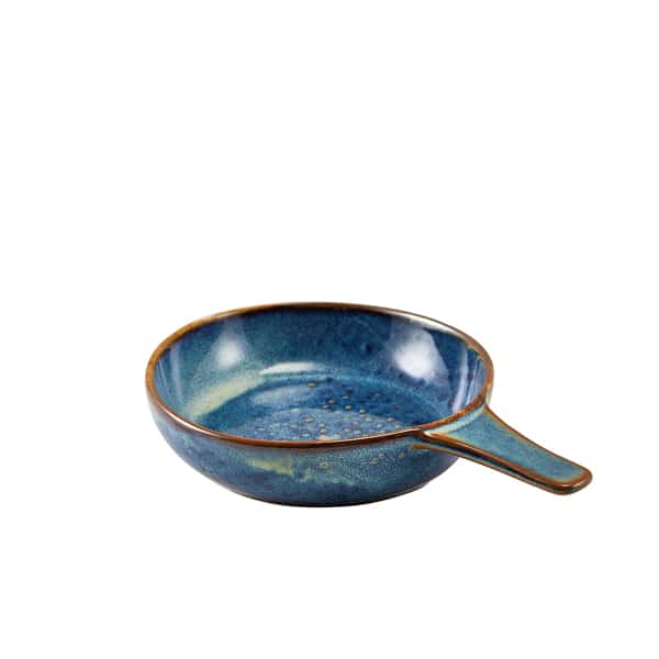 Terra Porcelain Aqua Blue Presentation Pan 15.5cm - Pack of 6