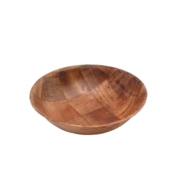 Woven Wood Bowls 6" Dia - Pack of 12